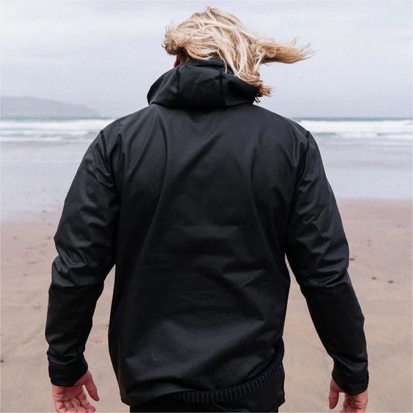 2026 Mystic Mens Storm Softshell Hoodie 35017.230350 - Black